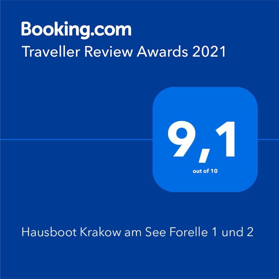 Hausboot Krakow Am See Forelle 1 Und 2 Buitenkant foto